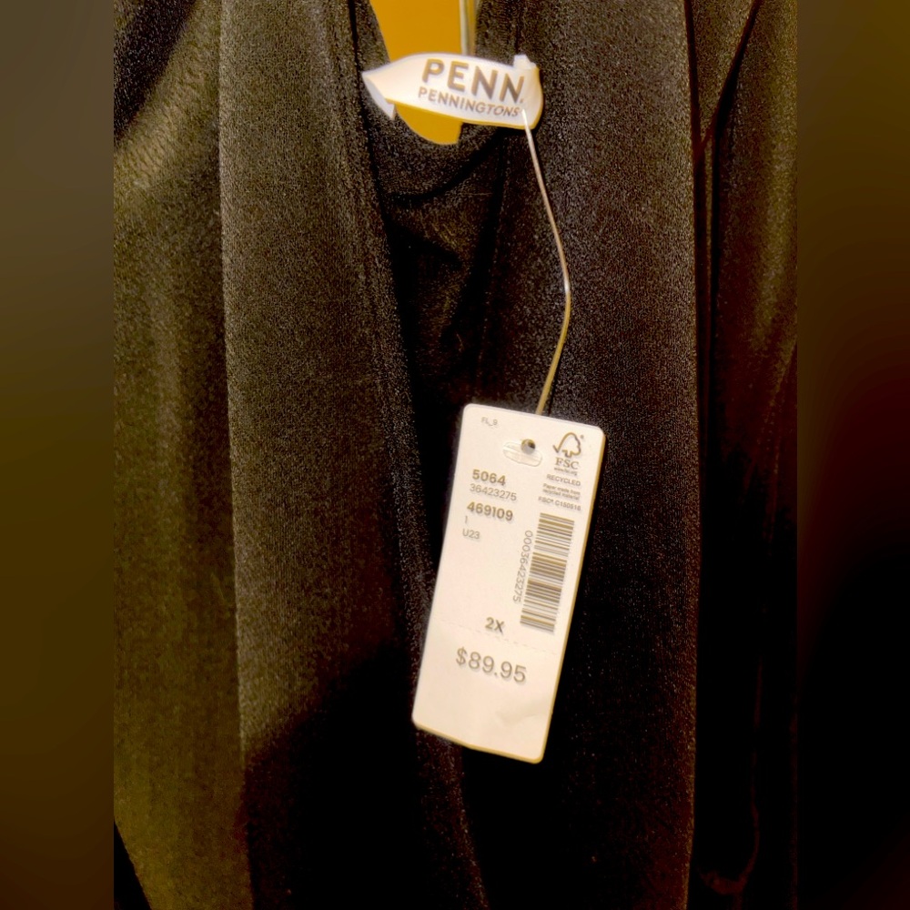 NWT, Penningtons Black Maxi Dress - Picture 3 of 11